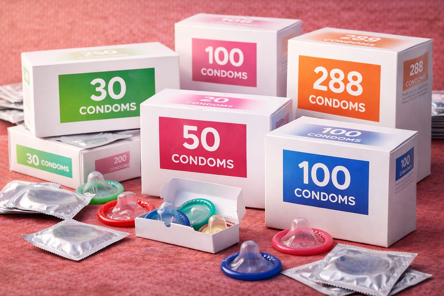 Cajas de 30 a 288