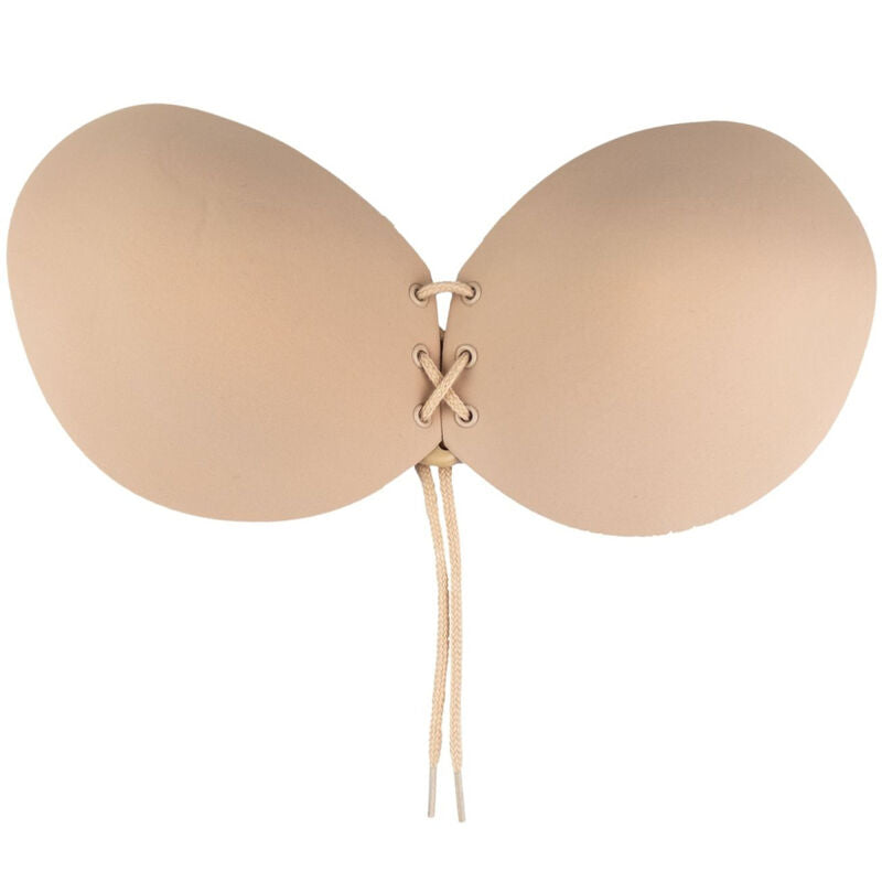 BYE-BRA - SOUTIEN-GORGE ADHÉSIF ENTRECROISÉ BEIGE BONNET C