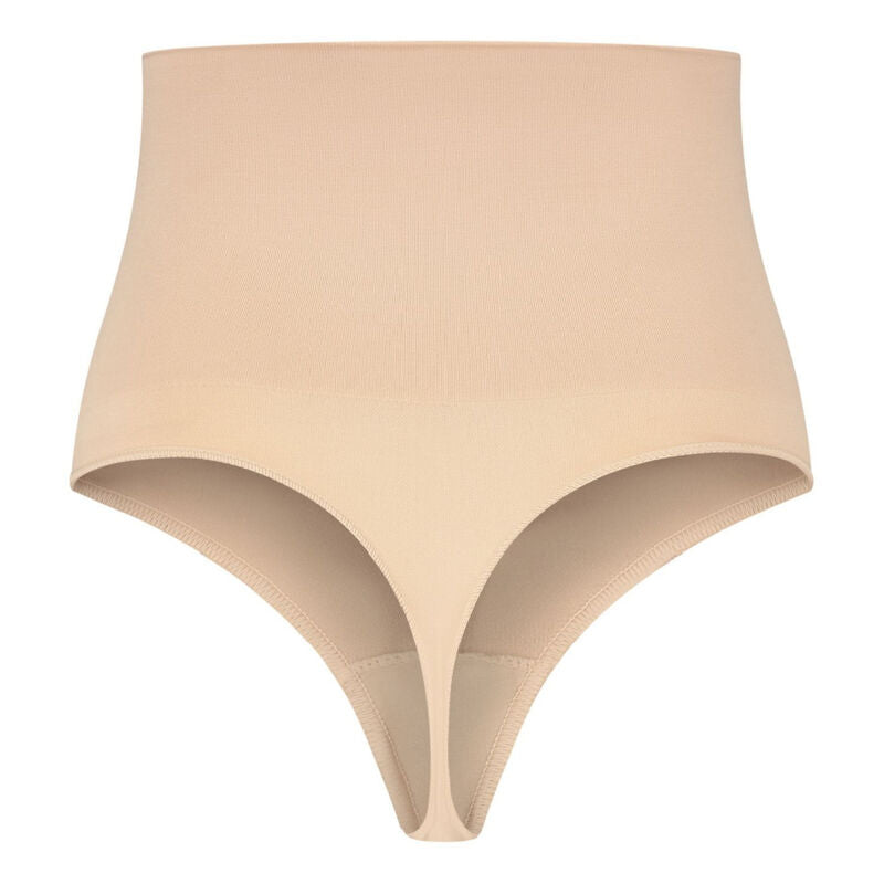 BYE-BRA - SEAMLESS THONG STYLE SHAPEWEAR BEIGE SIZE M