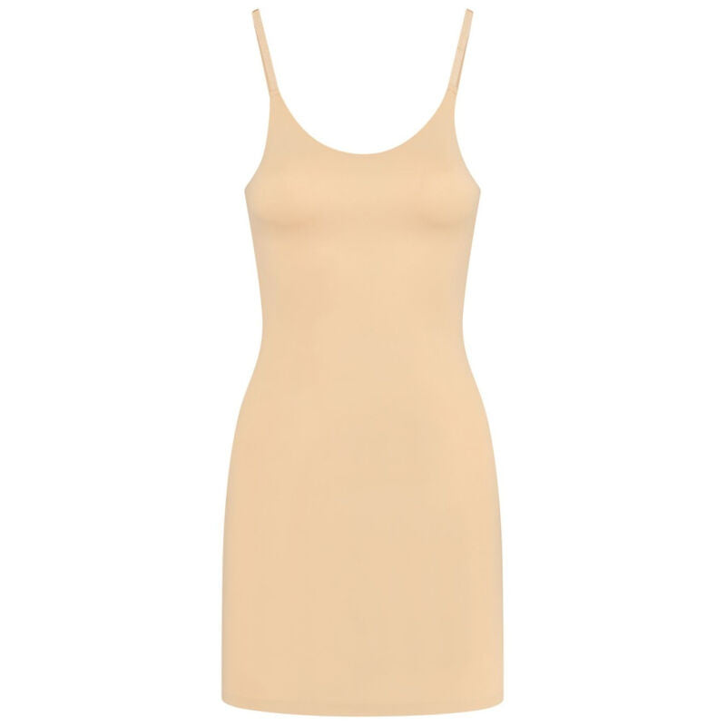 BYE-BRA - SINGLE VESTIDO INVISIBLE BEIGE TALLA M