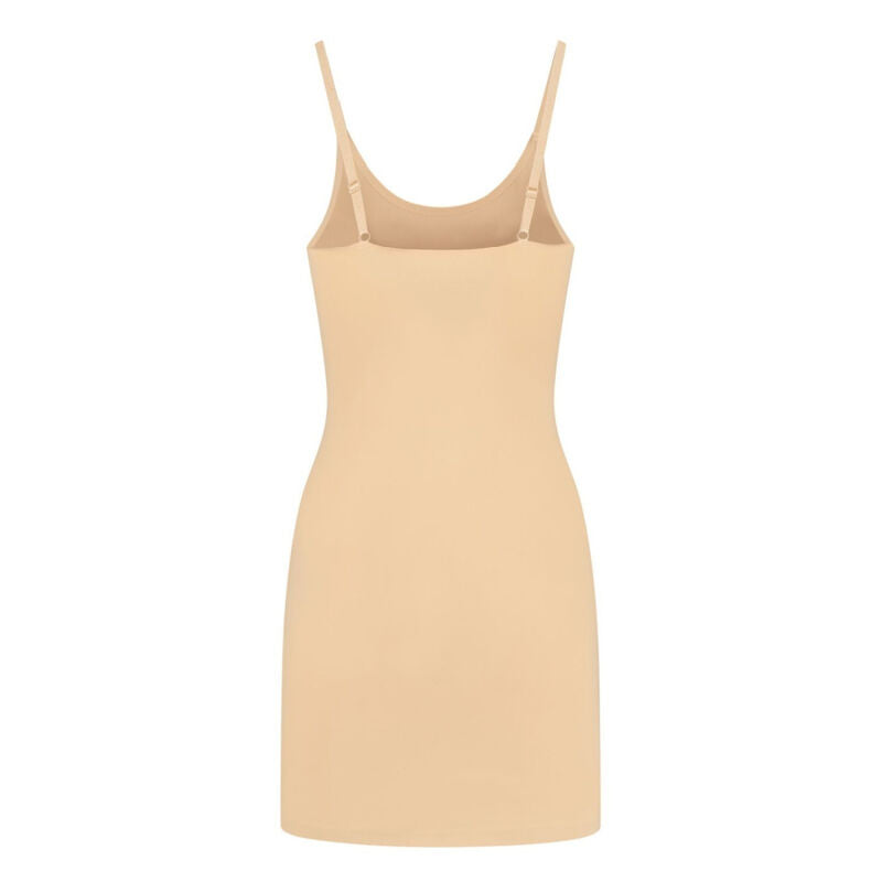 BYE-BRA - SINGLE VESTIDO INVISIBLE BEIGE TALLA M