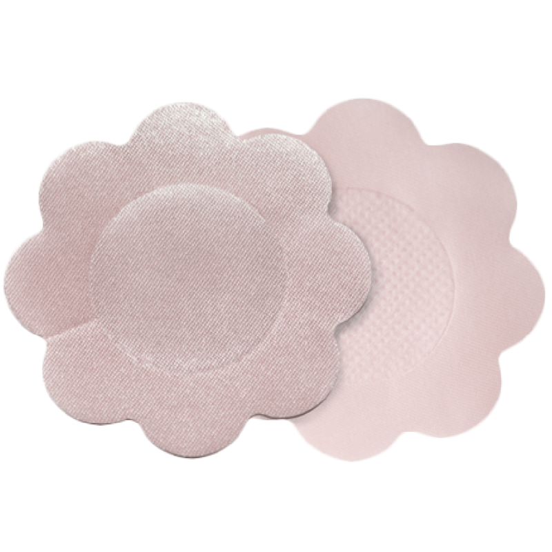BYE-BRA - FLOWER NIPPLE COVERS PACK OF 3 UNITS SIZE M