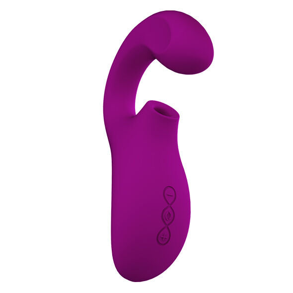 LELO - ENIGMA DOUBLE STIMULATION SUCTION MASSAGER PURPLE