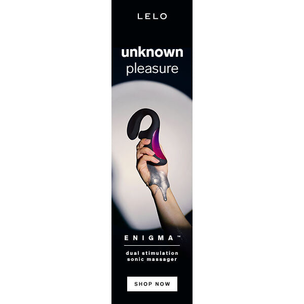 LELO - ENIGMA DOUBLE STIMULATION SUCTION MASSAGER PURPLE