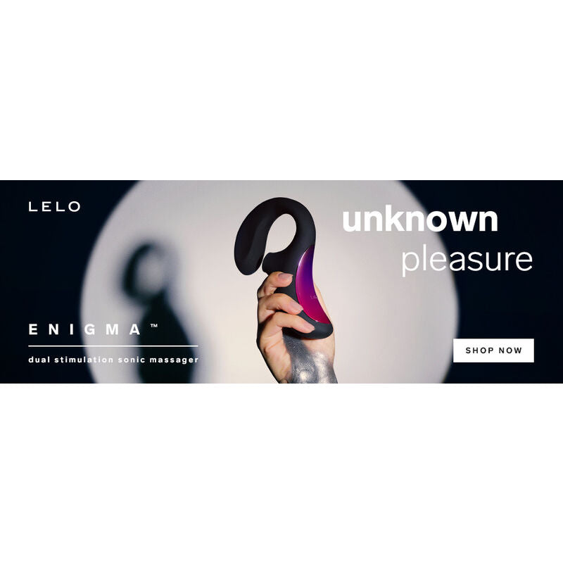LELO - ENIGMA DOUBLE STIMULATION SUCTION MASSAGER PURPLE