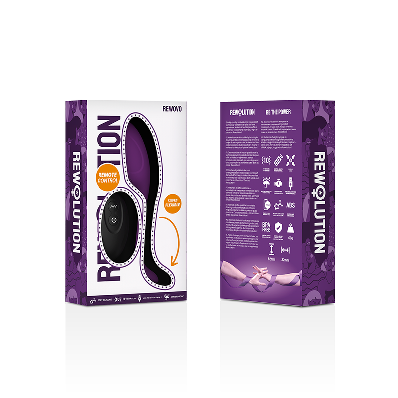 REWOLUTION - REWOVO REMOTE CONTROL VIBRATING EGG