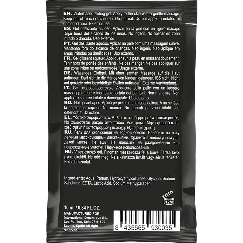 COQUETTE CHIC DESIRE - LUBRIFIANT DE POCHE KISSABLE À BASE D'EAU FRAISE 10 ML