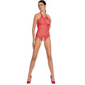 PASSION - FEMME BS087 BODY BAS ROUGE TAILLE UNIQUE