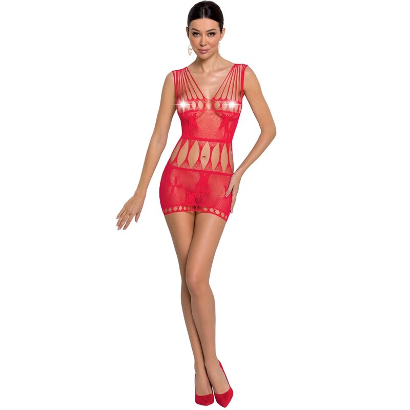 PASSION - FEMME BS090 BODY BAS ROUGE TAILLE UNIQUE