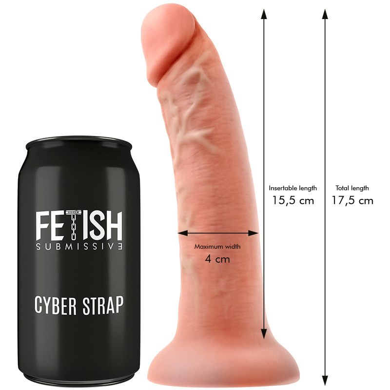 FETISH SUBMISSIVE CYBER STRAP - HARNESS WITH REMOTE CONTROL DILDO WATCHME TECHNOLOGY