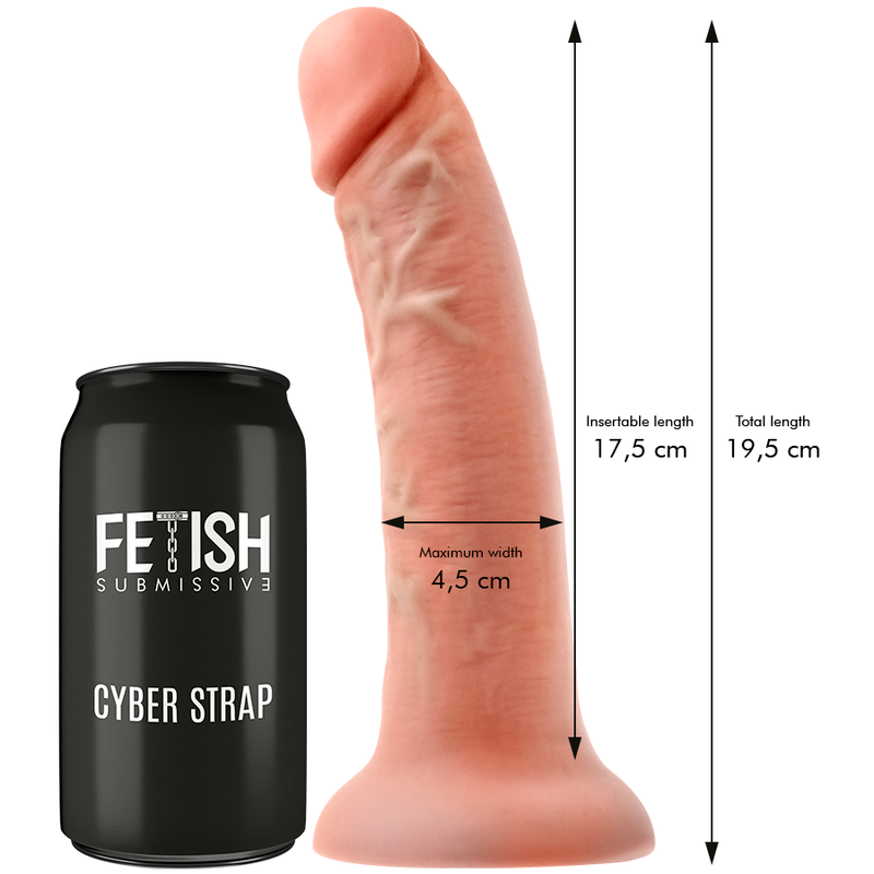 FETISH SUBMISSIVE CYBER STRAP - HARNESS WITH REMOTE CONTROL DILDO WATCHME TECHNOLOGY M