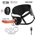 FETISH SOUMIS CYBER STRAP - HARNAIS AVEC GODEMICHET TÉLÉCOMMANDÉ TECHNOLOGIE WATCHME L