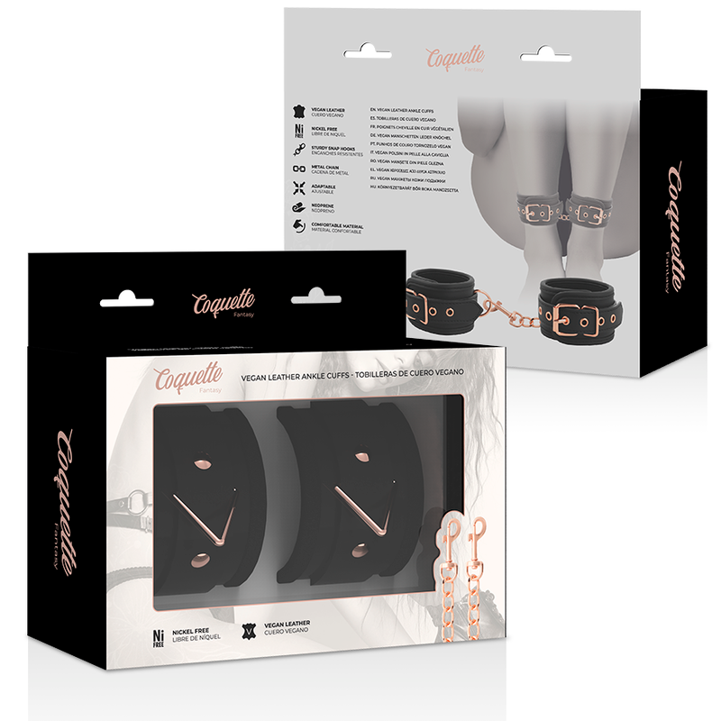 COQUETTE CHIC DESIRE - MENOTTES DE CHEVILLE FANTAISIE DOUBLÉES NÉOPRÈNE