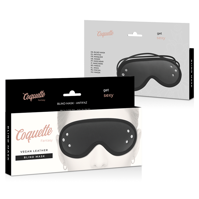 COQUETTE CHIC DESIRE - LOUP EN CUIR VÉGÉTALIEN DOUBLÉ DE NÉOPRÈNE