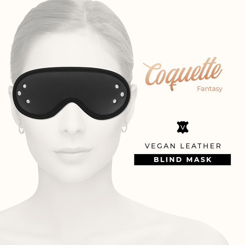 COQUETTE CHIC DESIRE - FANTASY VEGAN LEATHER MASK WITH NEOPRENE LINING