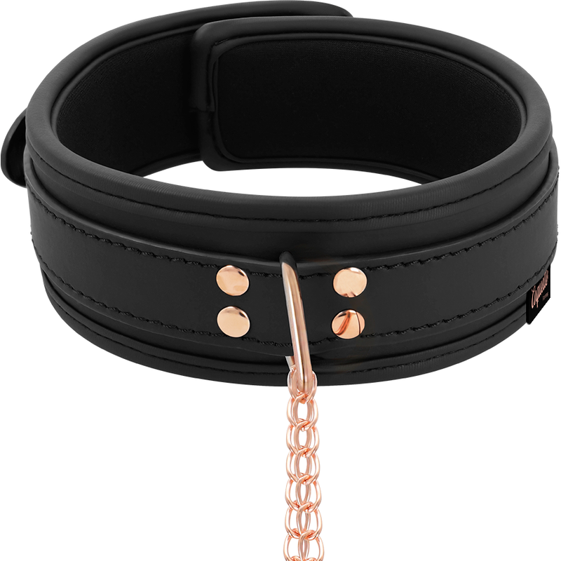 COQUETTE CHIC DESIRE - FANTASY NECKLACE WITH NIPPLE CLIPS WITH NEOPRENE LINING