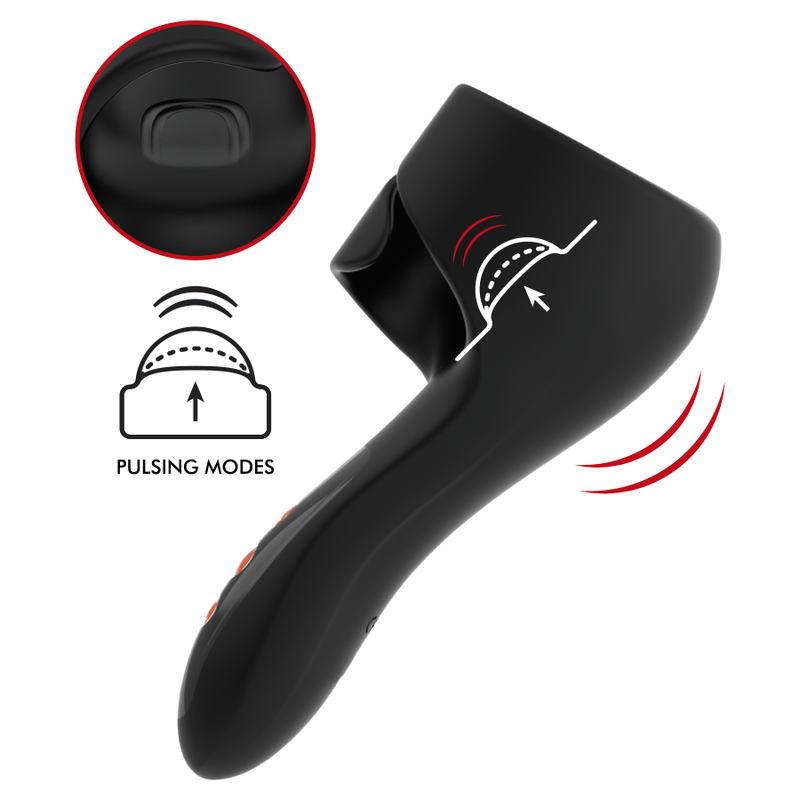 JAMYJOB - PULSAR ADJUSTABLE VIBRATING MASTURBATOR WITH GLANS TAPING