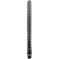 TOUT NOIR - DOUCHE ANALE STRIÉE EN SILICONE 27 CM