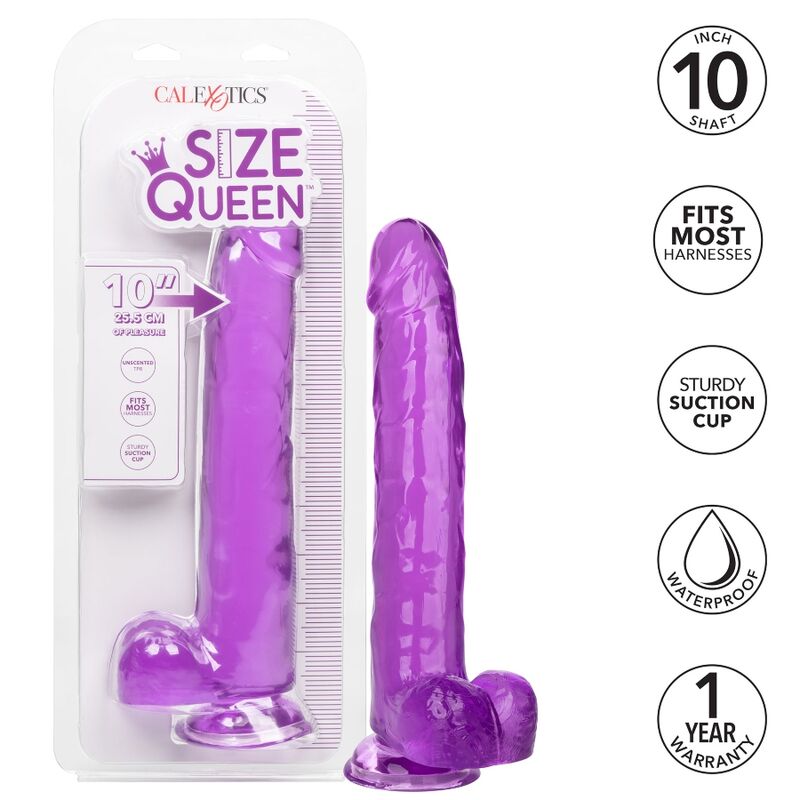 CALEXOTICS - GODEMICHET SIZE QUEEN VIOLET 25,5 CM