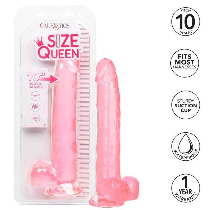 CALEXOTICS - GODEMICHET ROSE SIZE QUEEN 25,5 CM