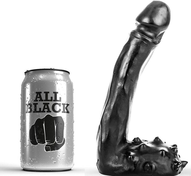 TOUT NOIR - GODEMICHET RÉALISTE 19 CM