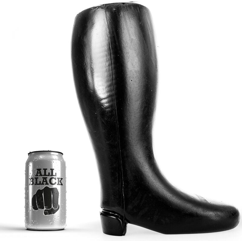 TOUT NOIR - BOTTE GÉANTE FISTING DOUX 31 CM