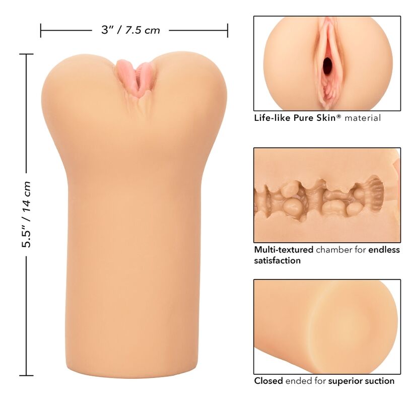 CALEXOTICS - MASTURBATEUR VULVE BOUNDLESS TEINTE CLAIRE