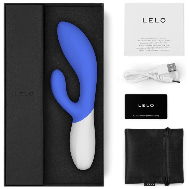 LELO - INA WAVE 2 LUXURY VIBRATOR SPECIAL BLUE MOVEMENT