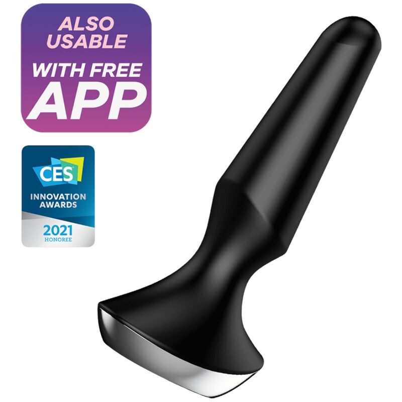 SATISFYER - PLUG ILICIOUS 2 PLUG VIBRANT NOIR