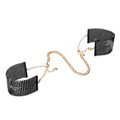BIJOUX - DÉSIR MÉTALLIQUE MENOTTES MAILLE MÉTALLIQUE NOIRE