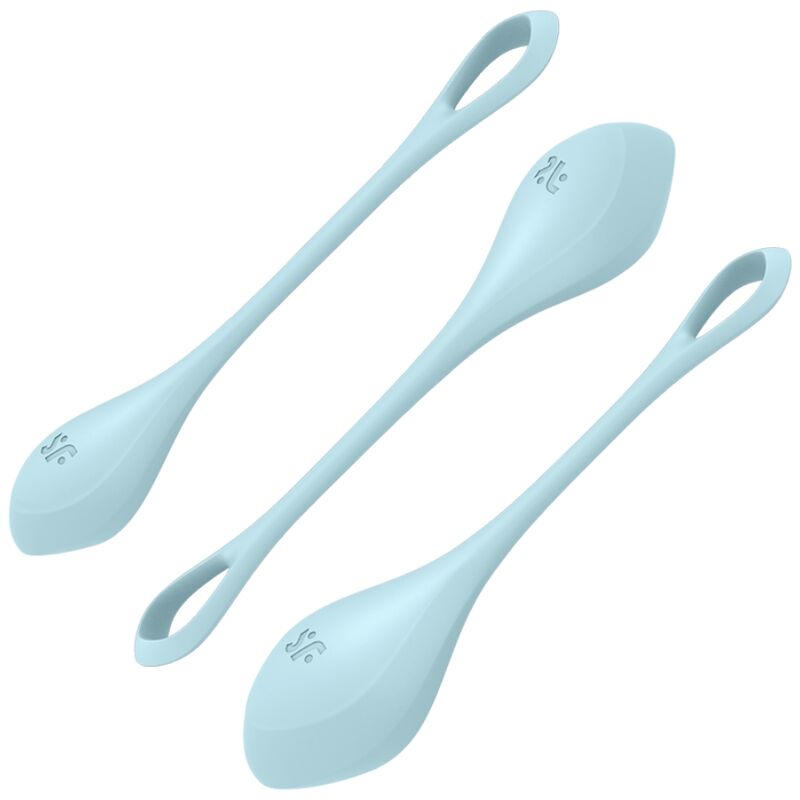 SATISFYER - YONI POWER 2 KIT D'ENTRAÎNEMENT BLEU
