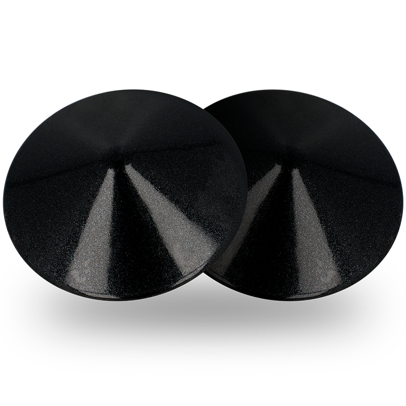 COQUETTE CHIC DESIRE - CACHE-TÉTONS MÉTAL CERCLES NOIRS