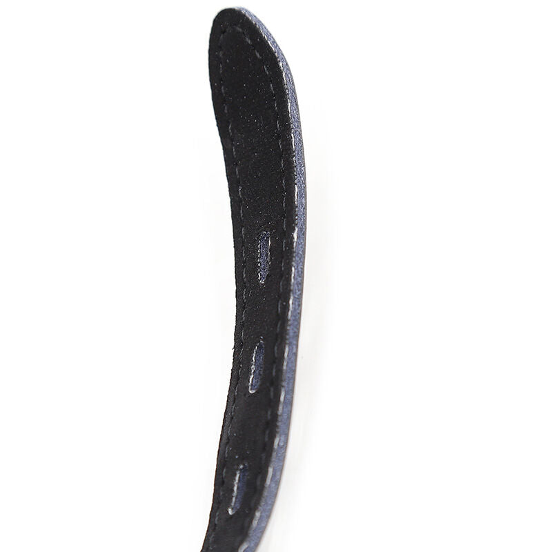 OHMAMA FETISH - BAILLON SILICONE AVEC LANIÈRE CUIR (CADENAS INCLUS)