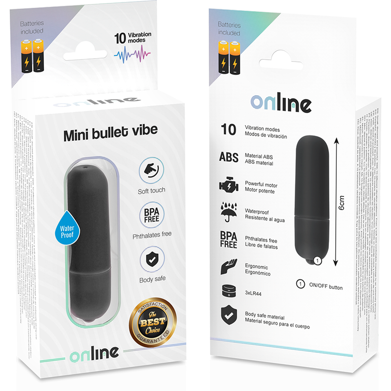 EN LIGNE - MINI BALLE VIBRANTE NOIRE