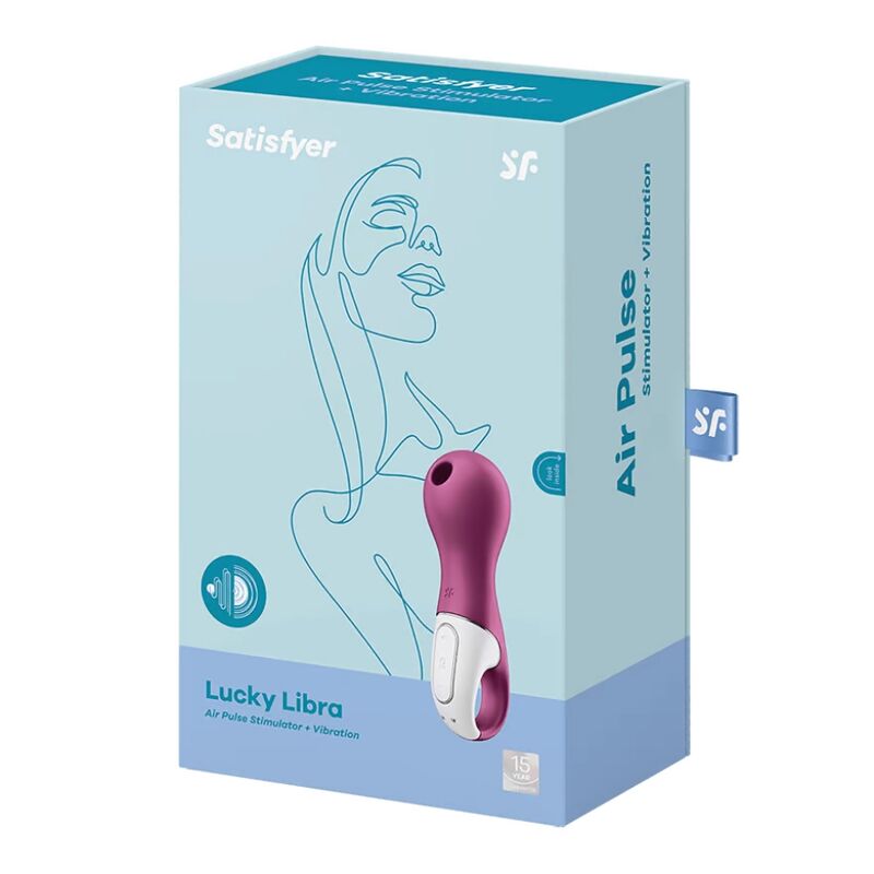 SATISFYER - LUCKY LIBRA SUCEUR ET VIBRATEUR