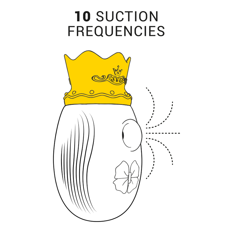 INTENSE - STIMULATEUR CLITORIDIEN 10 MODES DE SUCCION ET DE LÉCHAGE - ROSE