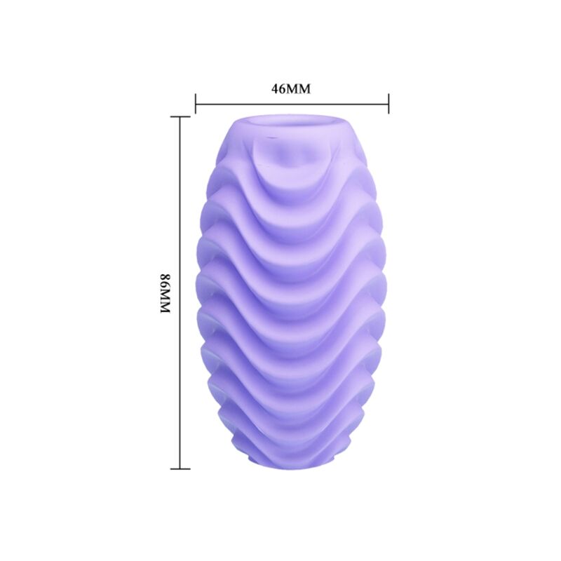 PRETTY LOVE - DOUBLE-SIDED PURPLE MASTURBATING EGG