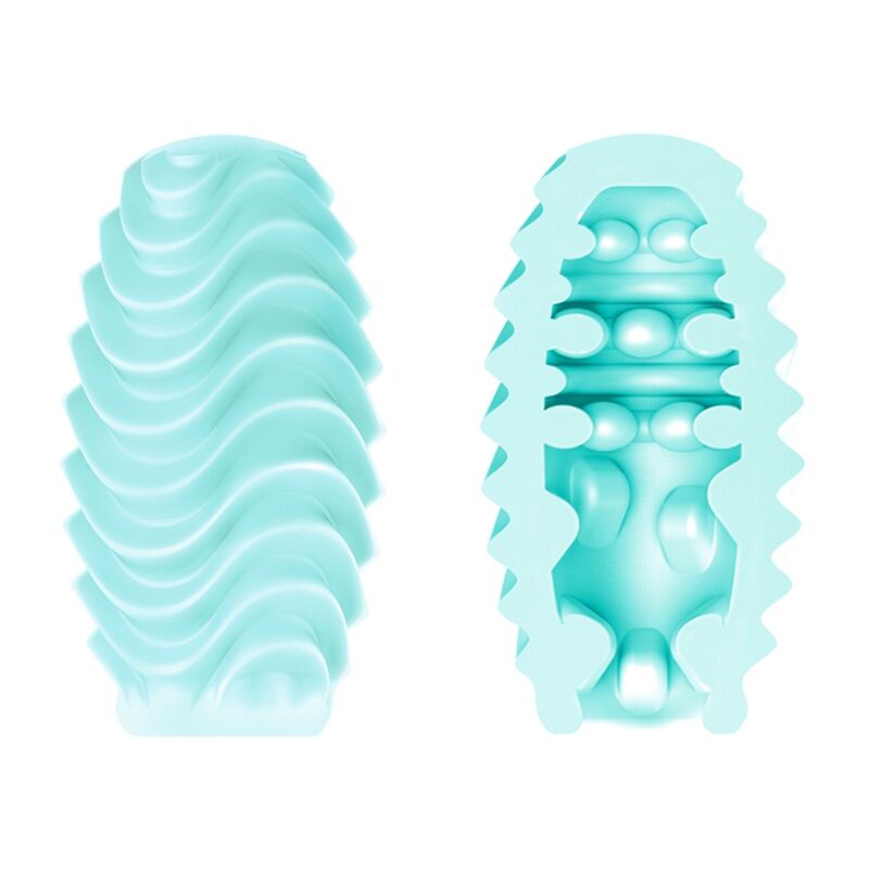 PRETTY LOVE - DOUBLE-SIDED TURQUOISE MASTURBATING EGG