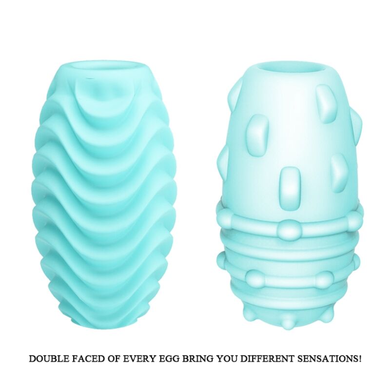 PRETTY LOVE - DOUBLE-SIDED TURQUOISE MASTURBATING EGG