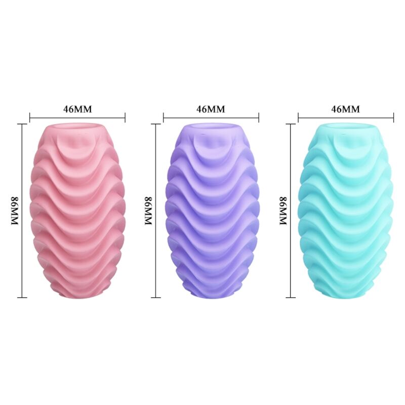 PRETTY LOVE - DOUBLE-SIDED MASTURBATING EGG 15 PCS