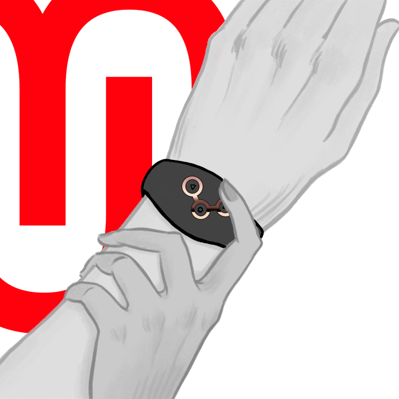 WATCHME - WIRELESS TECHNOLOGY REMOTE CONTROL WATCH JET AND COPPER