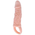 DANSE - GAINE D'EXTENSION DE PÉNIS AVEC SANGLE POUR TESTICULES 13,5 CM