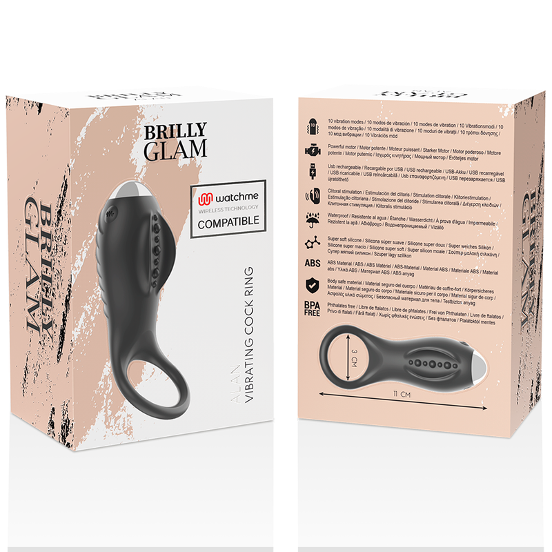 BRILLY GLAM - ALAN RING COMPATIBLE WITH WATCHME WIRELESS TECHNOLOGY