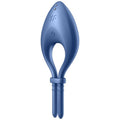 SATISFYER - BULLSEYE VIBRATING RING APP BLUE