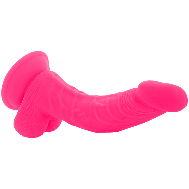 DIVERSIA - Realistic Flexible Vibrating Pink Dildo 21.5 cm - or 4.5 cm