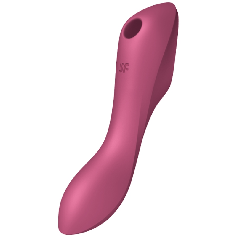 SATISFYER - CURVY TRINITY 3 STIMULATEUR ET VIBREUR ROUGE