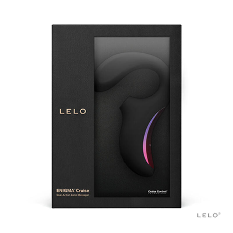 LELO - ENIGMA CRUISE SONIC MASSAGER DUAL STIMULATION BLACK