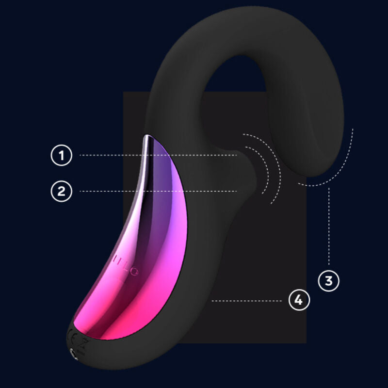 LELO - ENIGMA CRUISE SONIC MASSAGER DUAL STIMULATION BLACK
