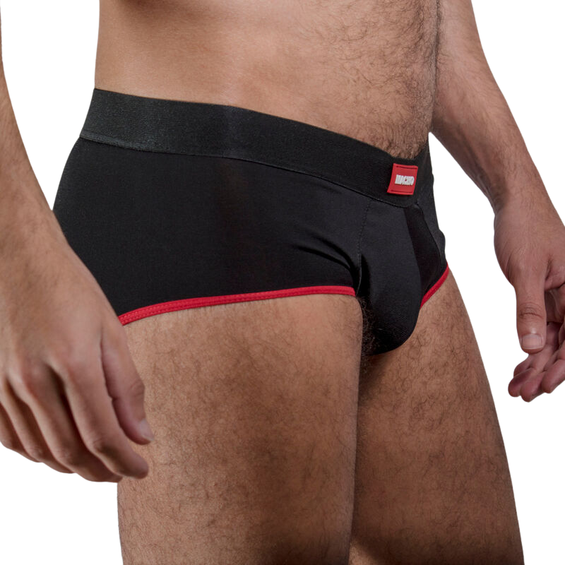 HOMME - MS24R SLIP ROUGE FONCÉ XL