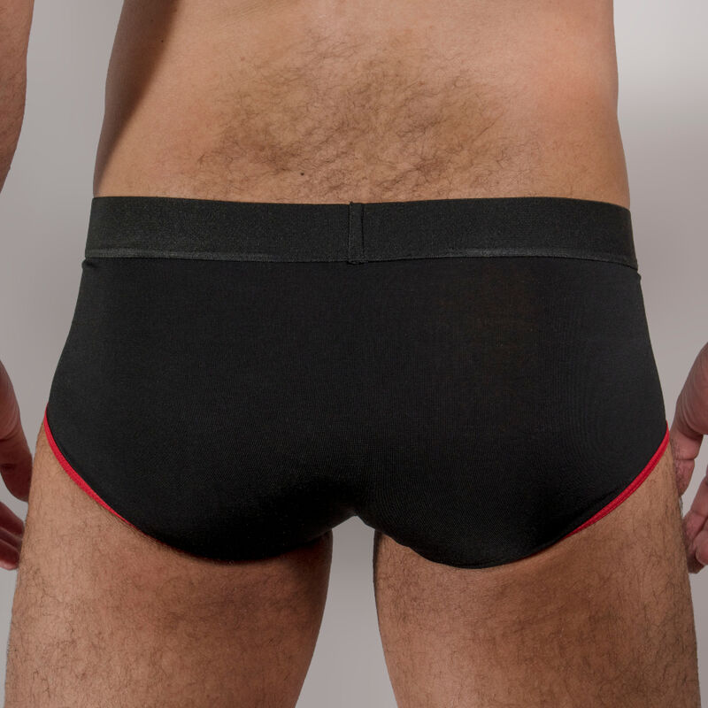 HOMME - MS24R SLIP ROUGE FONCÉ XL